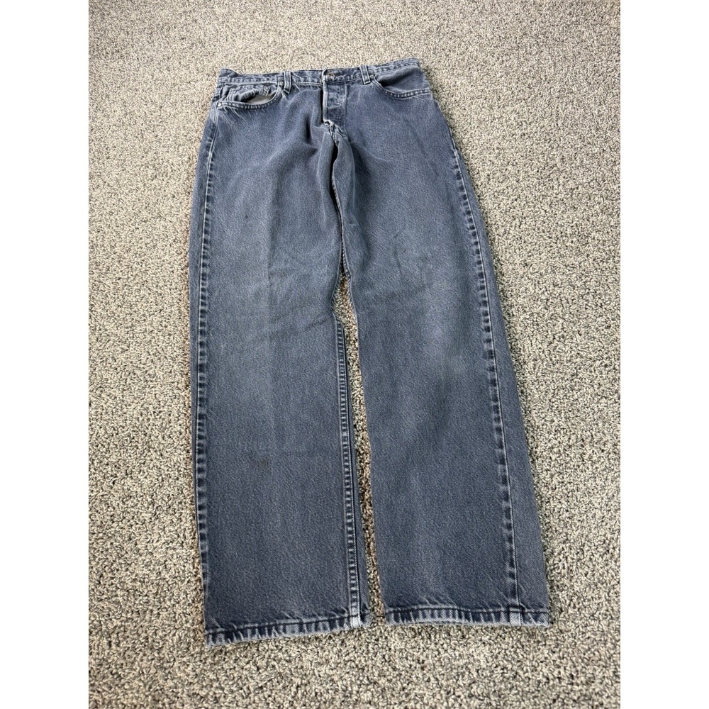 Vintage Y2K Levi's Silvertab Guy's Fit Jeans Men's Size 30X30 Blue Button Fly